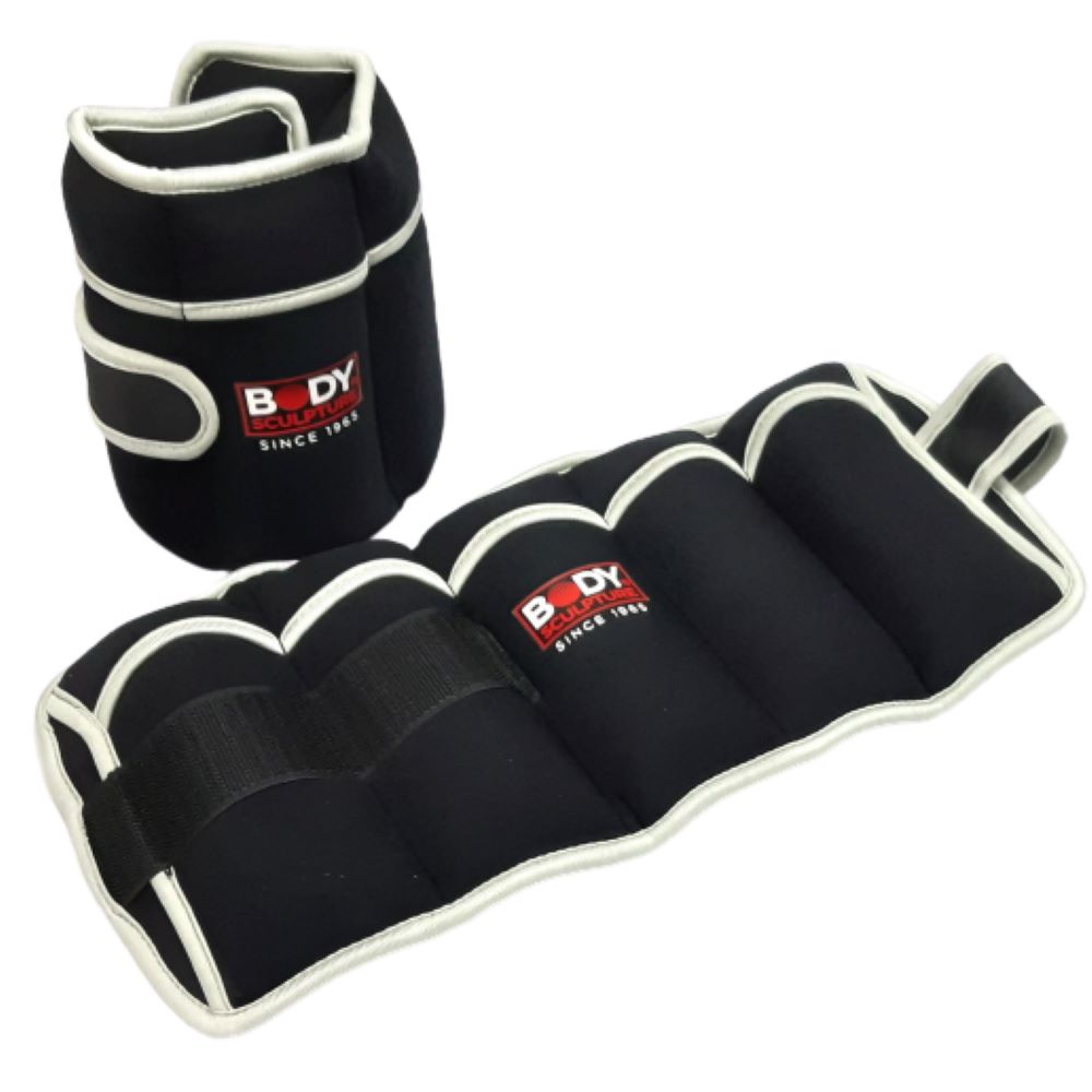 Body Sculpture 10lb Pr Adjustable Soft Wrist Ankle Weights Bb-979-b 